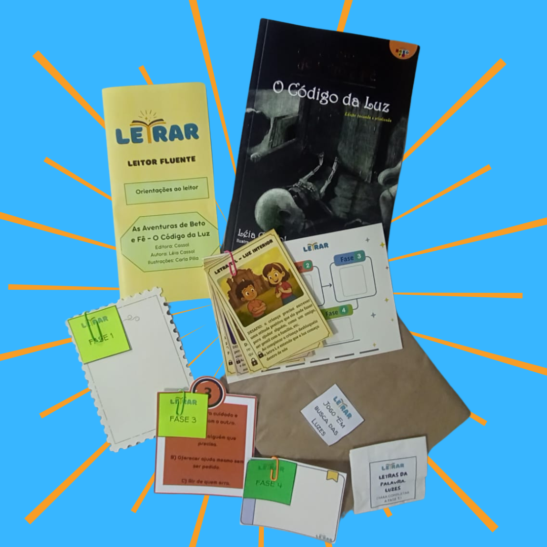 Recurso PLUS 1 do projeto Letrar Leitura Infantil, usado para estimular a leitura de forma lúdica e interativa