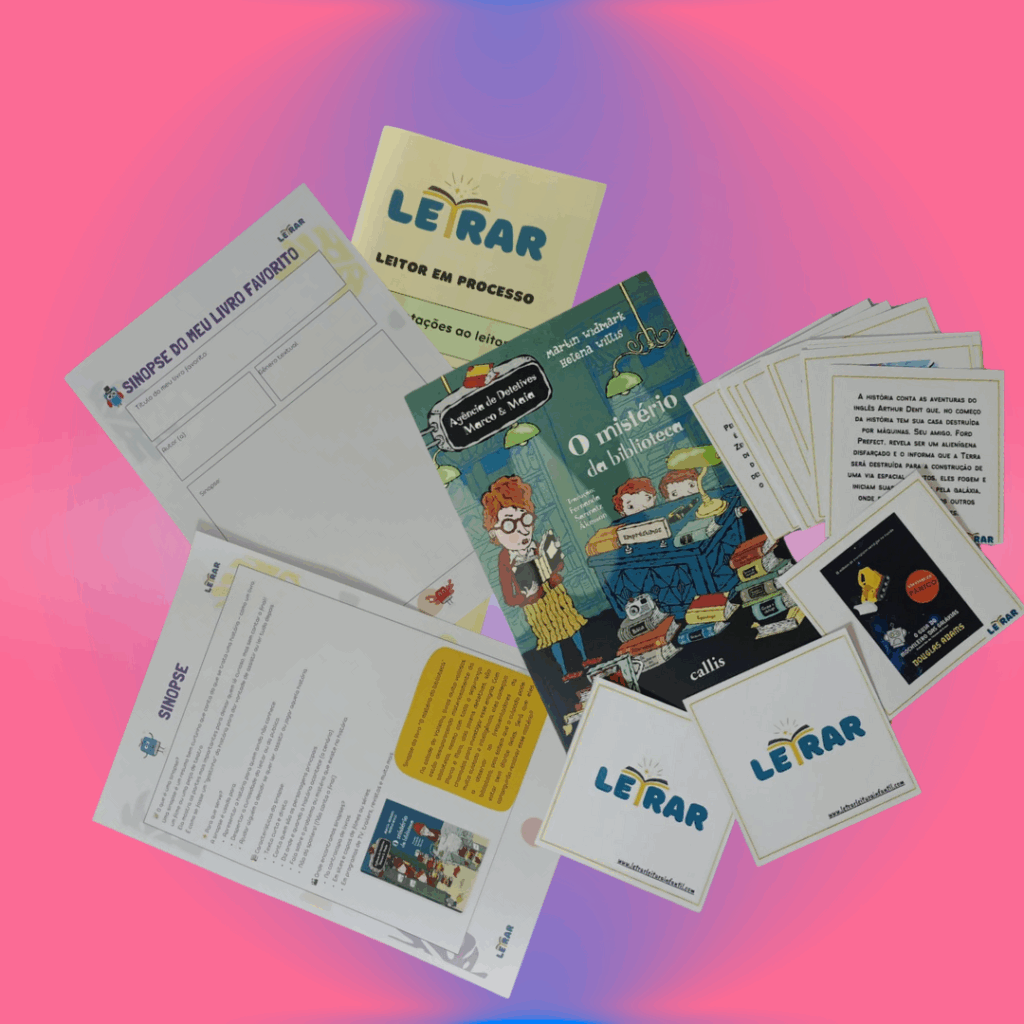 Recurso PLUS 1 do projeto Letrar Leitura Infantil, usado para estimular a leitura de forma lúdica e interativa